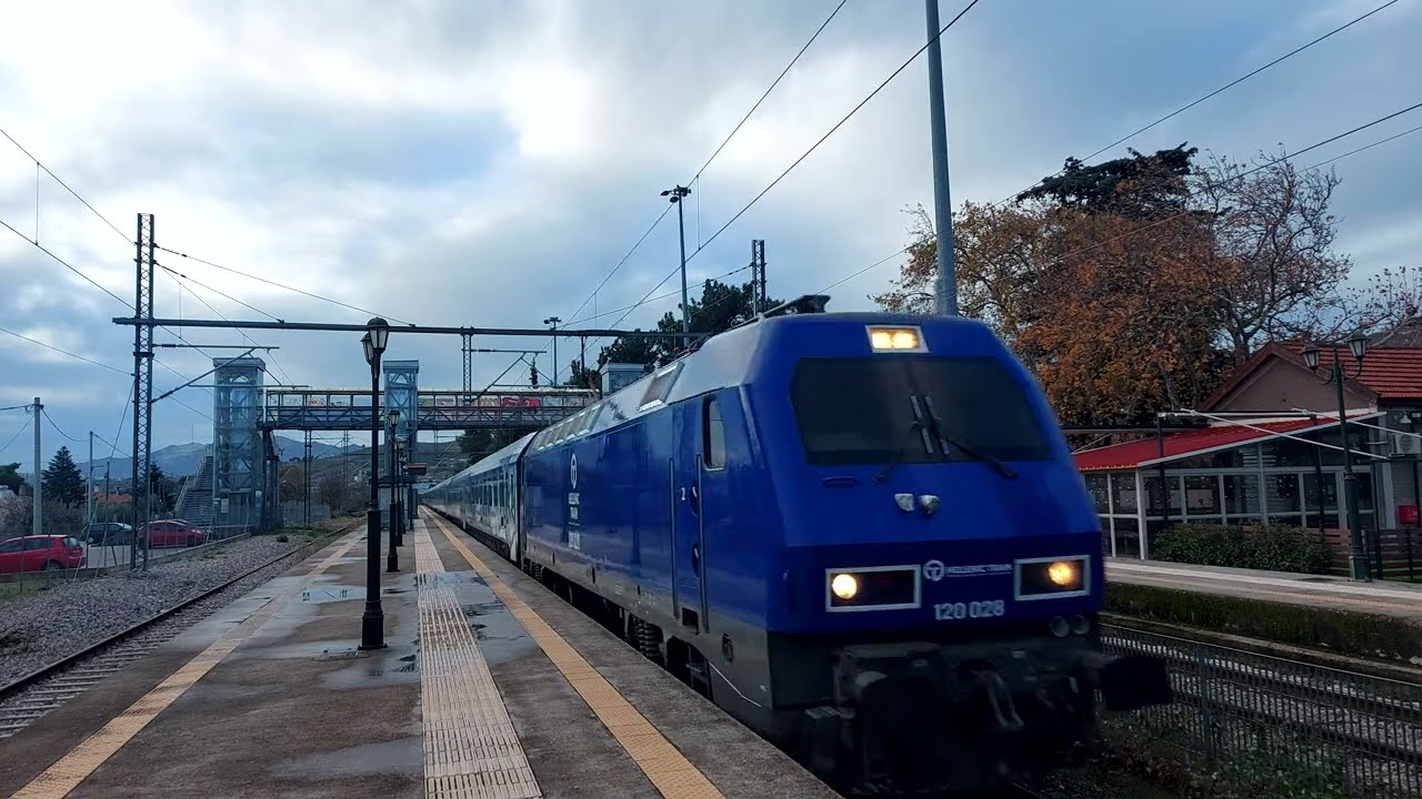 Morning train traffic at Afidnai | December 2024