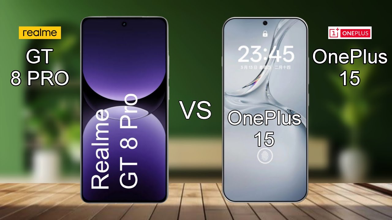 Realme GT 8 Pro Vs OnePlus 15