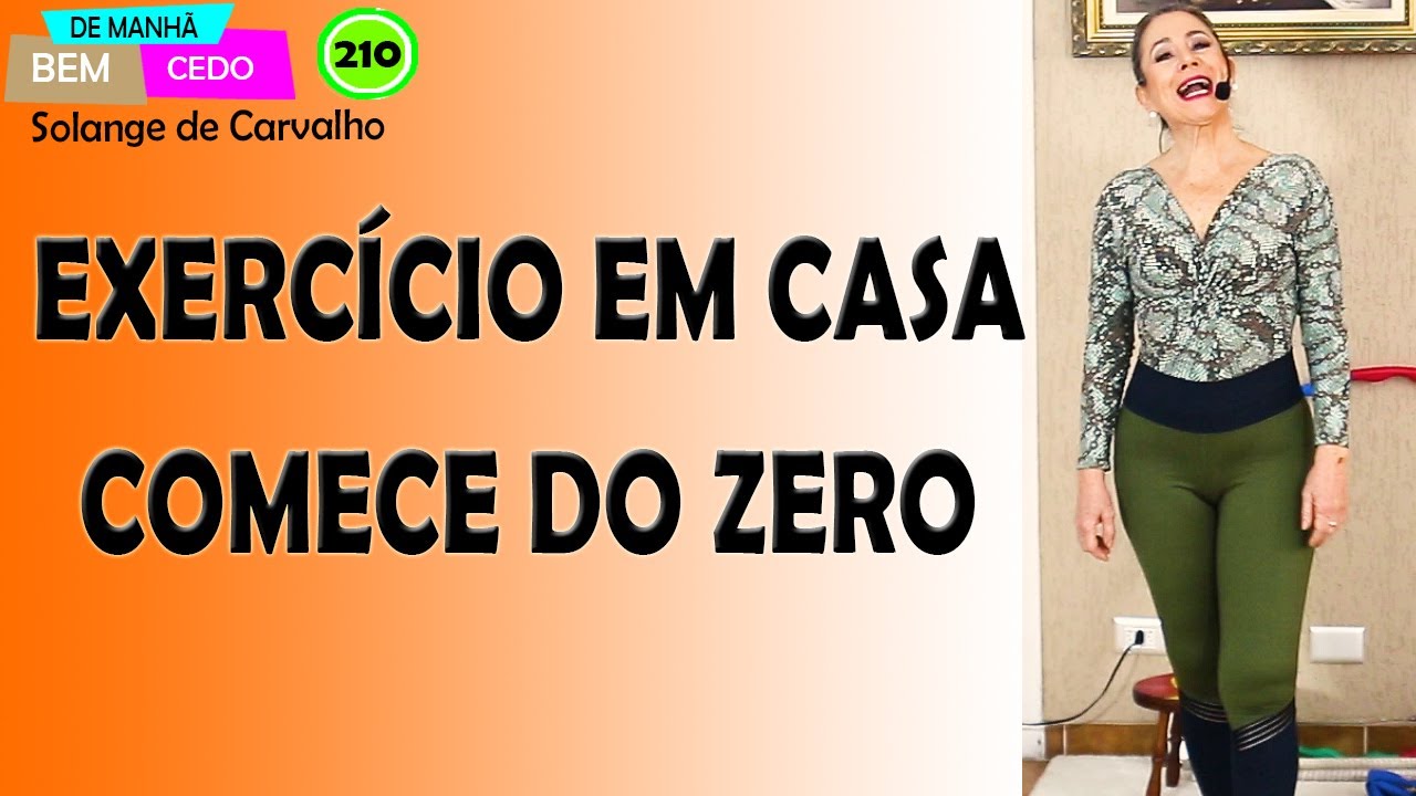 Exercício em casa comece do zero.