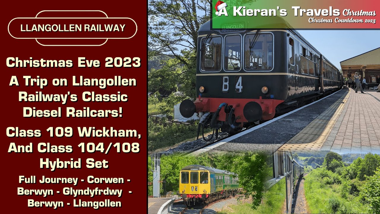 (24) A Ride on Llangollen Railway's Classic Diesel Railcars! (Full Journey)