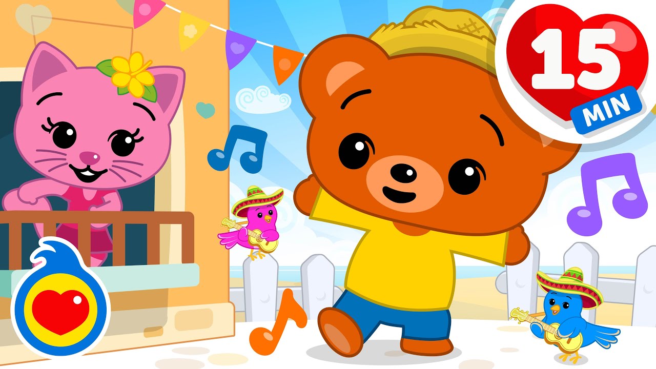 Ciranda Cirandinha 👫 ✨ e muito mais! | 15 minutos de Música Infantil com Um Herói do Coração ❤️