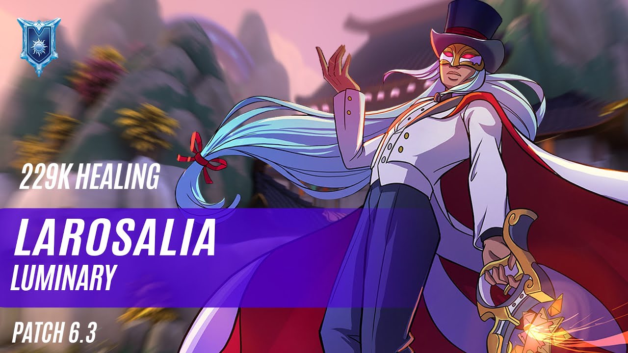 229K HEALING LAR0SALIA JENOS PALADINS COMPETITIVE (PATCH 6.3) LUMINARY