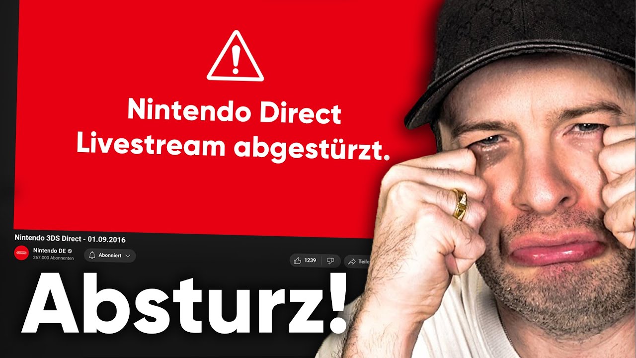 ABSTURZ: Domtendo's ERSTE Nintendo Direct Reaction 😱 | Domtendo Clip