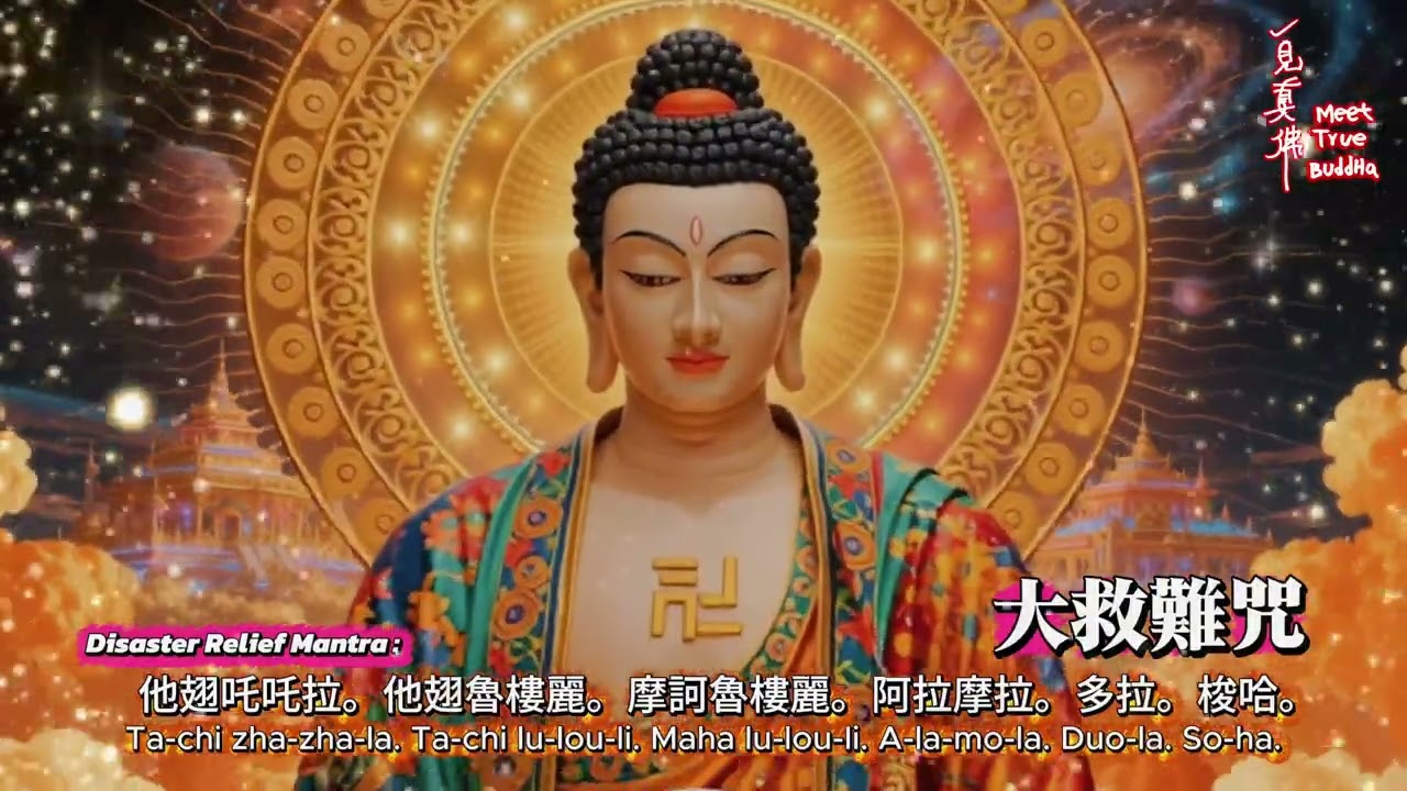 【精選❤️】大救难咒 🌎 Disaster Relief Mantra  [Song created by Meet True BuddHa team]