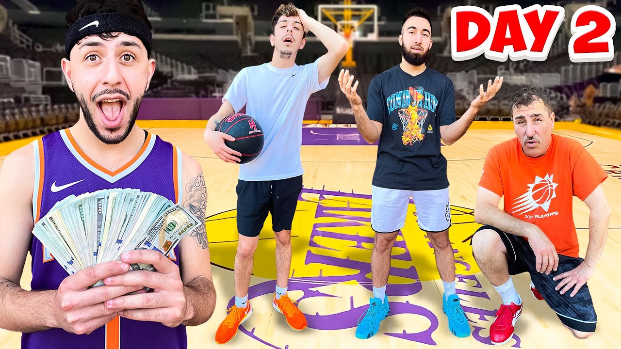 LAST TO LEAVE THE BASKETBALL COURT WINS $10,000