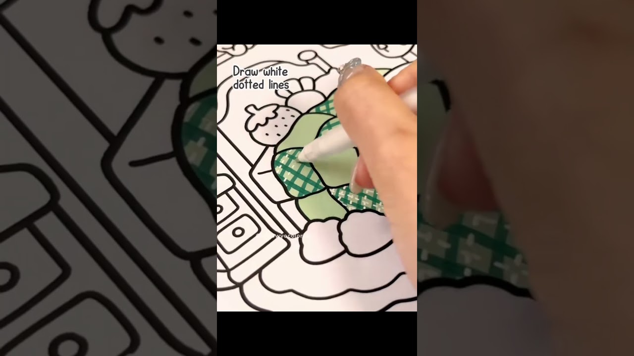 Coco Wyo | How to color Plaid blanket