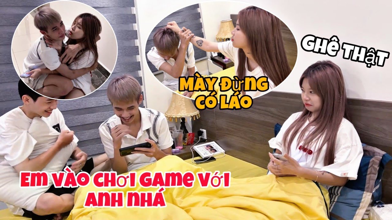 Ngân Hà Rãy Đành Đạch Khi KDL Chơi Game Với Gái !