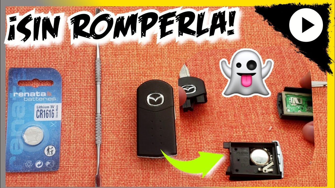 ¿CÓMO CAMBIAR LA BATERÍA DE LA LLAVE DE TU AUTO? / MAZDA 3