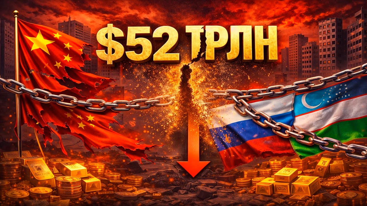 Китай Рушится!  $52 Триллиона Пузырь Лопнул — Как Это Убьёт Экономику СНГ