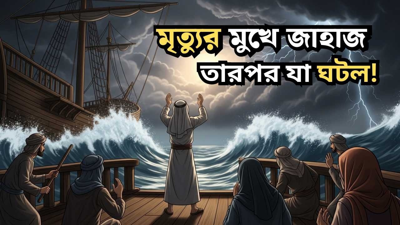 মৃত্যুর মুখে জাহাজ! দোয়ার শক্তিতে অলৌকিক রক্ষা | ইসলামিক গল্প ২০২৬ | Dua Power Miracle