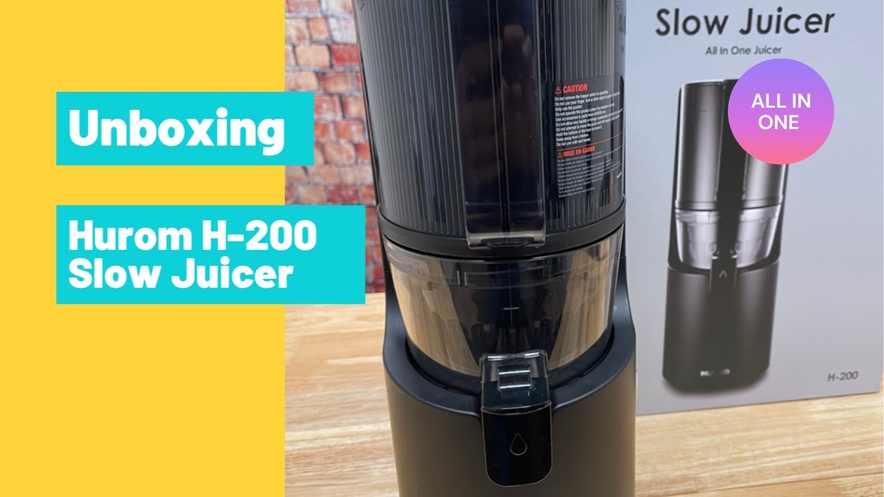 Hurom H-200 Slow Juicer l Unboxing l Making First Vitamin-Hydration Juice