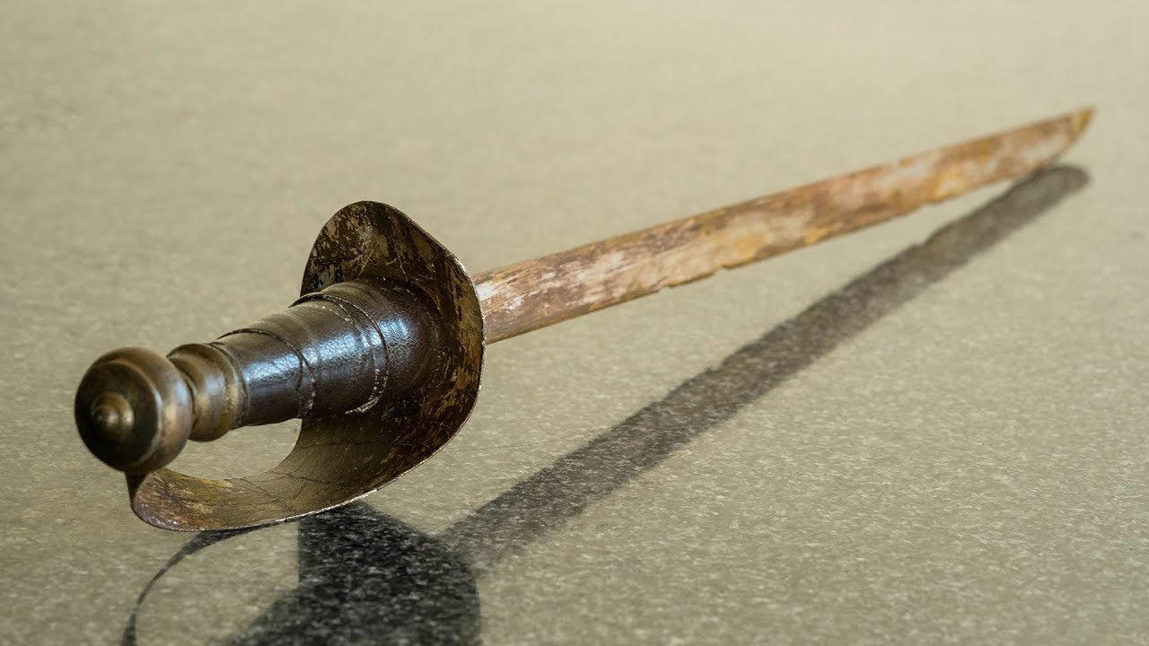DIY Rusty Pirate Sword Prop