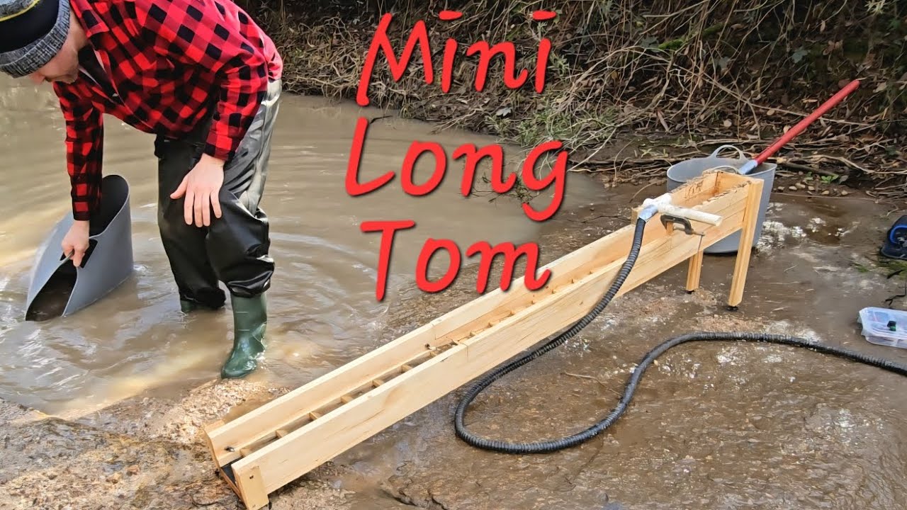 I made a mini Long Tom Sluice