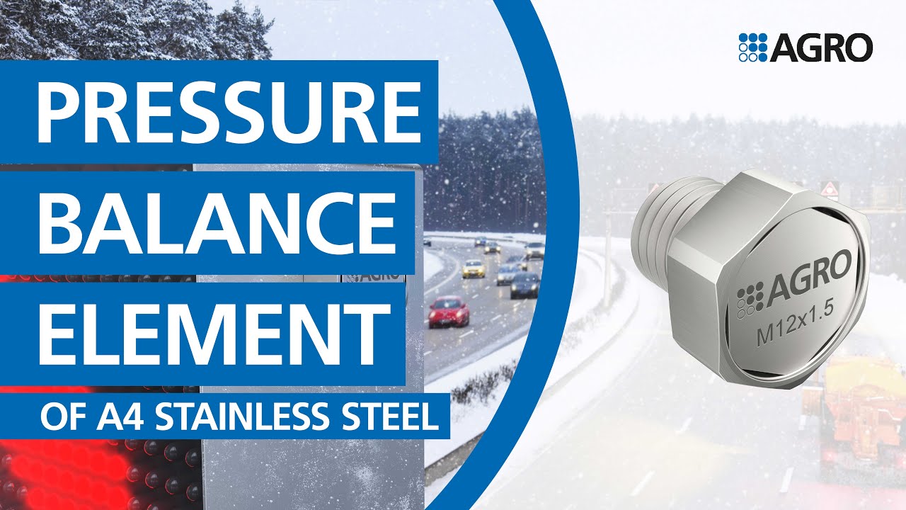 Pressure balance element with membrane of A4 stainless steel