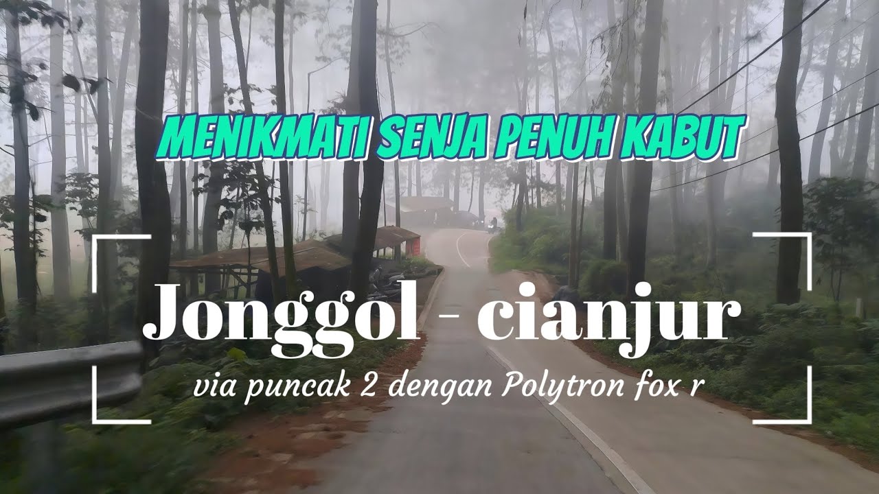 Senja di puncak 2 - cianjur dengan motor listrik Polytron fox r