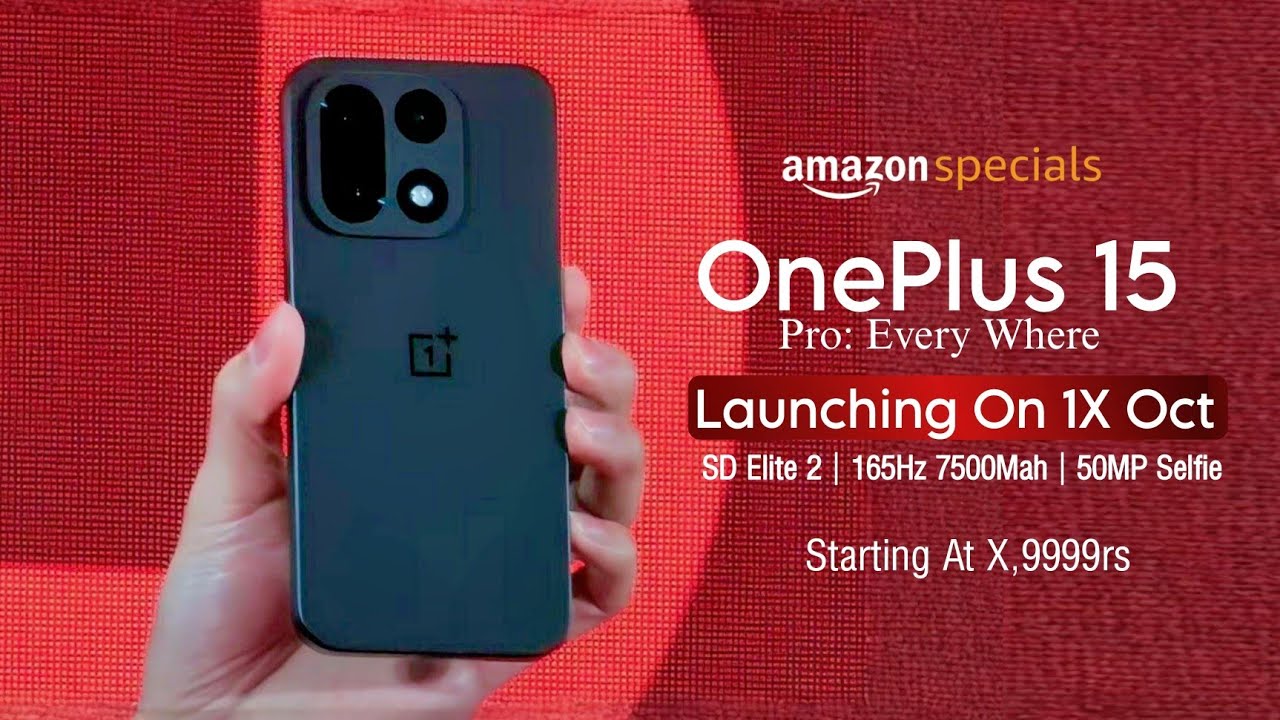 Полные характеристики и дизайн OnePlus 15 | Дата выхода и цена OnePlus 15 в Индии
