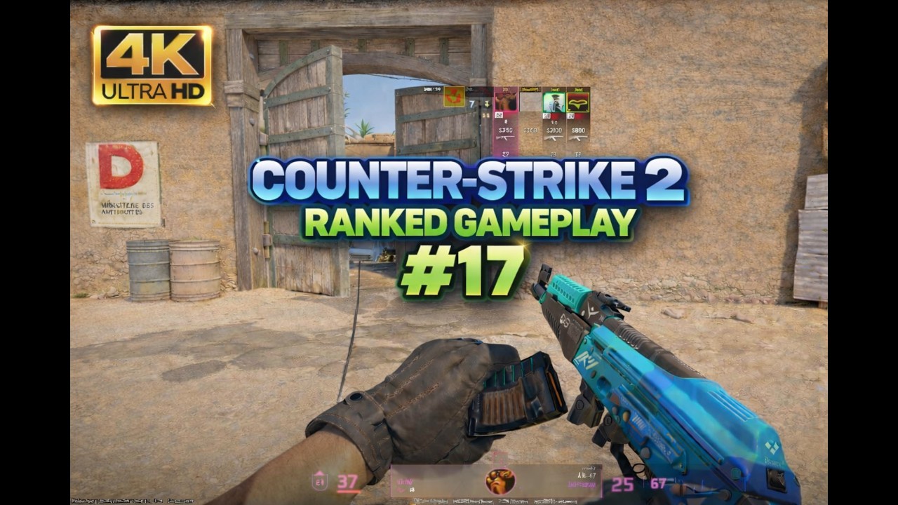 Counter Strike 2 Ranked Gameplay #17 / No Commentary