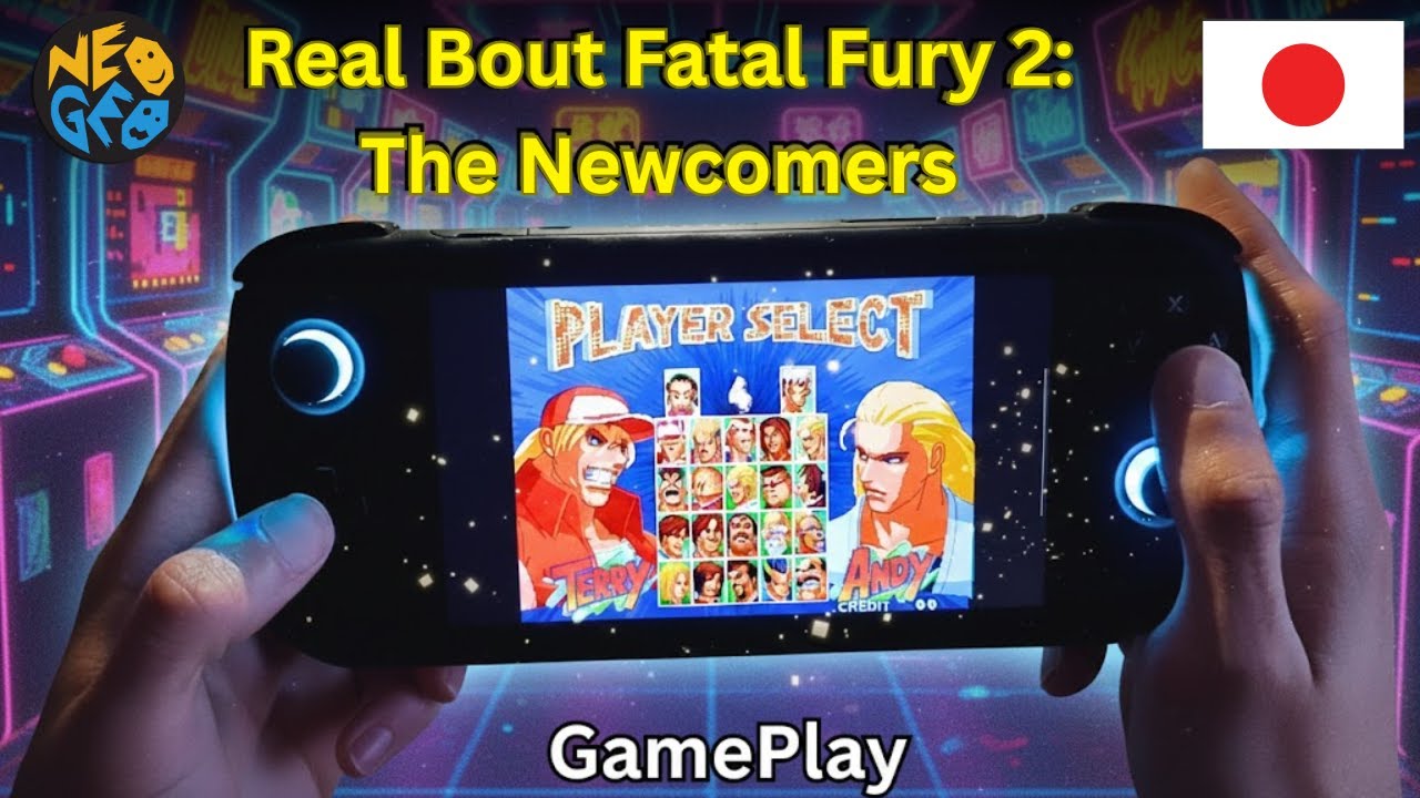 Real Bout Fatal Fury 2: The Newcomers | Neo Geo Gameplay | Handheld Retro 🎮