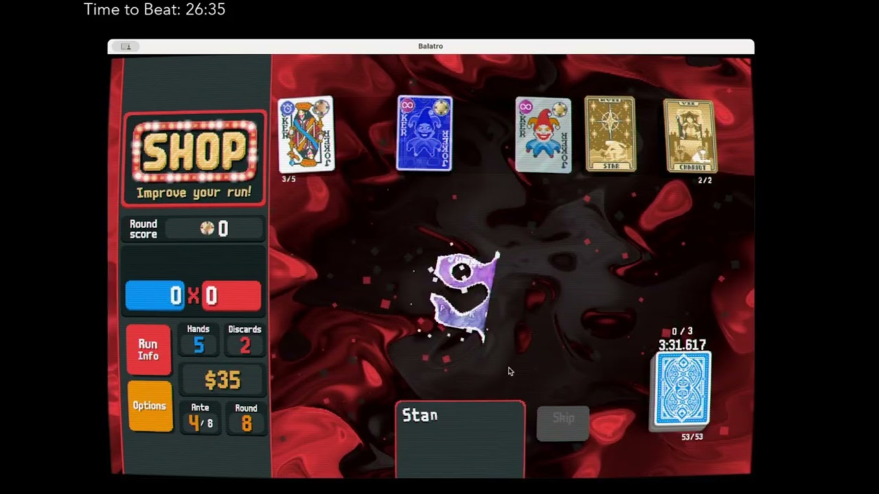 3 Deck Gold Stake WR 22:59