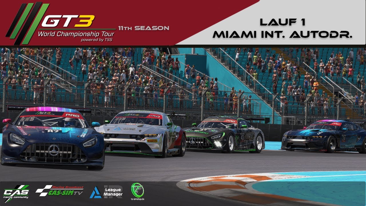 1. Lauf CAS - GT3 WCT - Miami International Autodrome