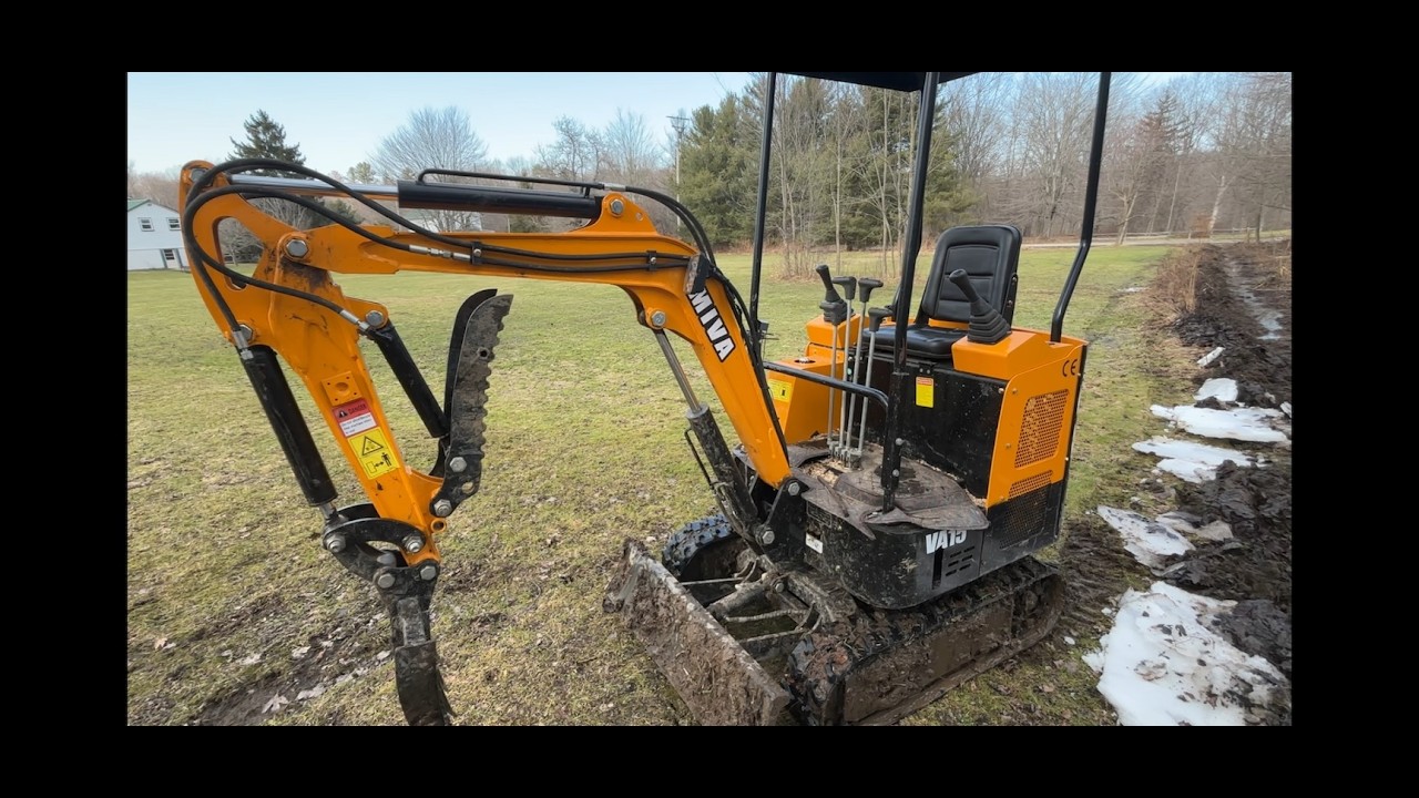 mini excavator miva 15 clearing land ,how good is it?