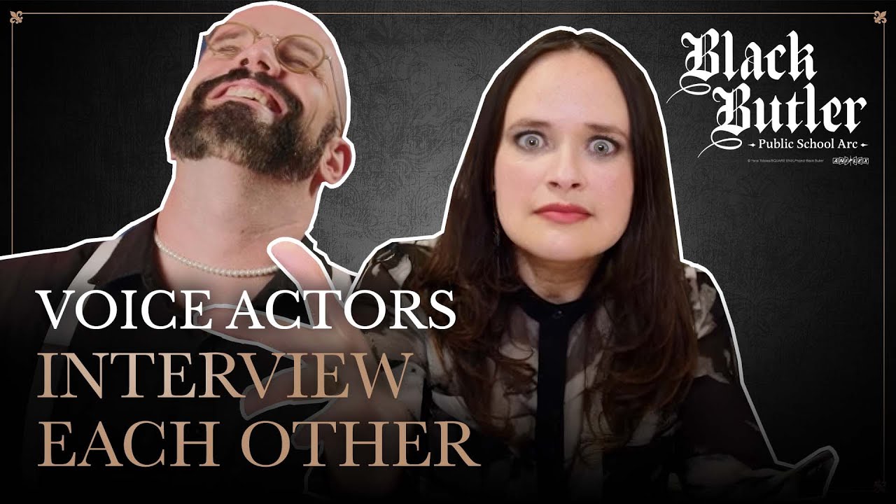 Voice Actors Interviewing Voice Actors | Black Butler's Ciel and Sebastian Q&A