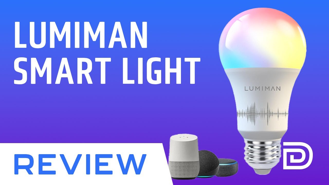 LUMIMAN WiFi Smart LED Light Bulb Multicolor RGB Compatible w/ Amazon Alexa Google Home