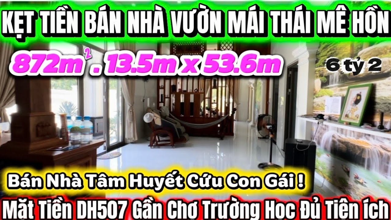 Kẹt Tiền Bán Luôn Ngôi Nhà Tâm Huyết. Mặt Tiền ĐH507 Ngay Chợ Trường Học Trung Tâm Buôn Bán