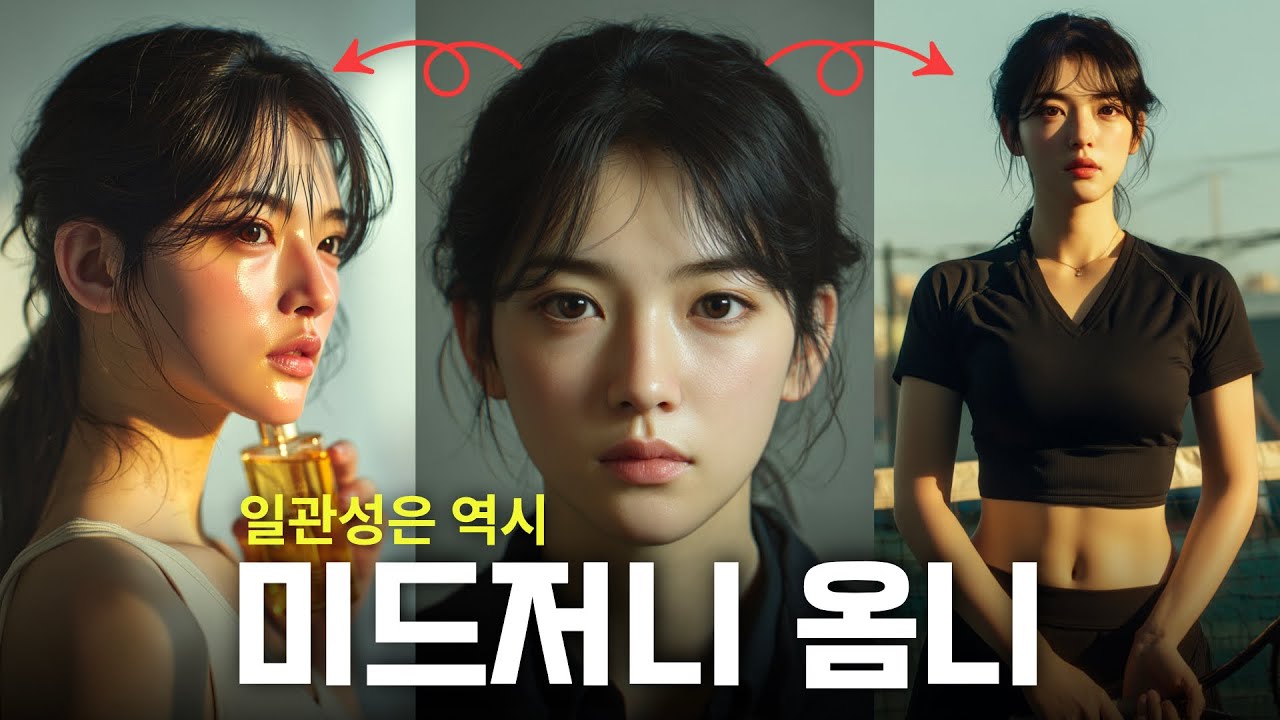 미드저니 옴니, 이렇게 쓰셔야 일관성 유지됩니다. (Midjourney)