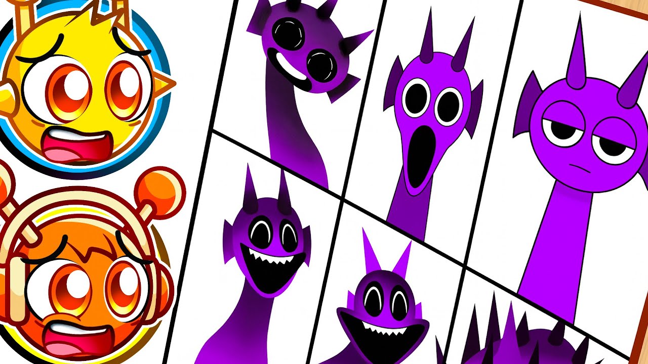 Desenhos do DURPLE DA FASE 1 ATÉ A FASE 16 é ASSUSTADOR!
