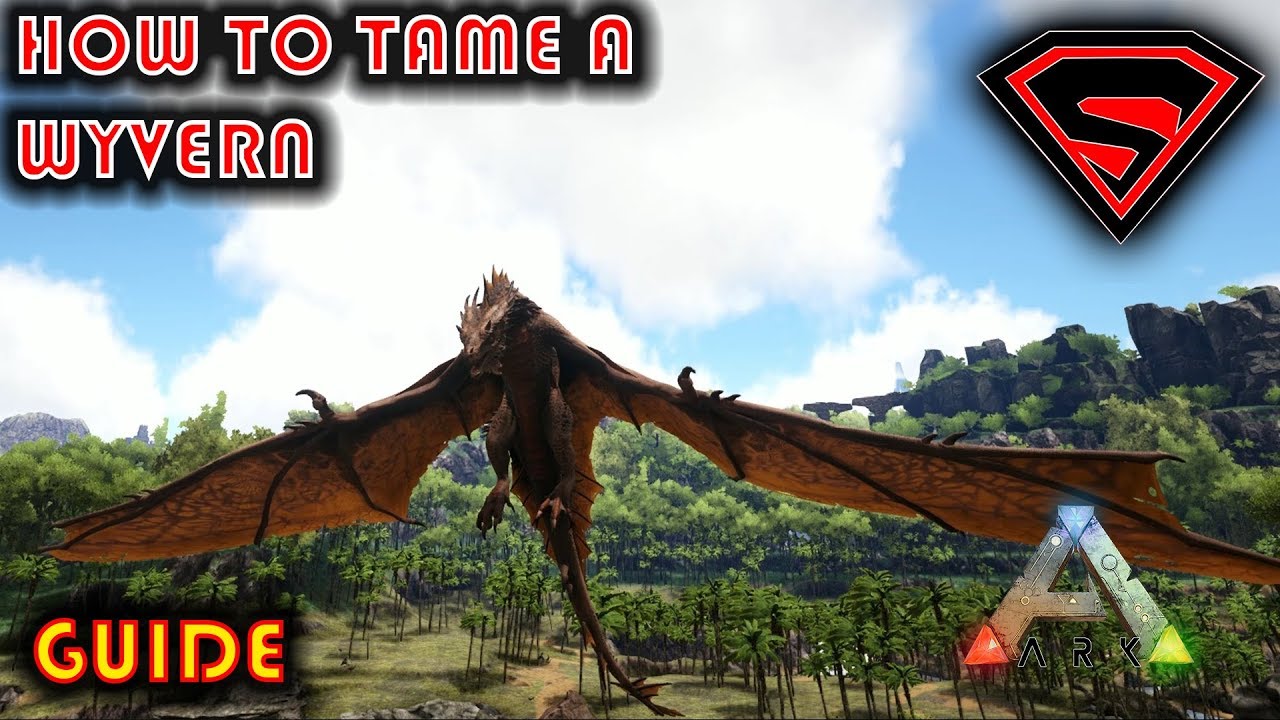 ARK HOW TO TAME A WYVERN 2019 - HOW TO GET YOUR FIRST WYVERN EGG WITH A PTERANODON