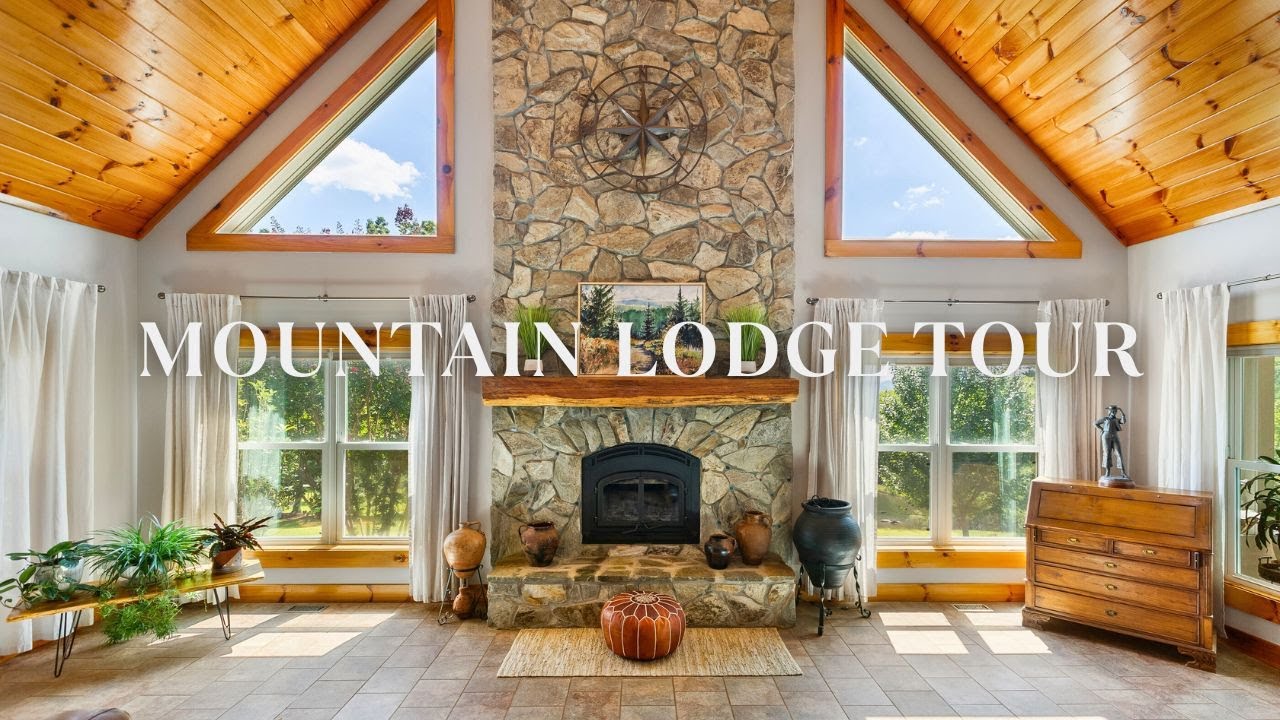 Inside a Stunning Mountain Lodge in North Carolina | 252 Bear Trail Tour