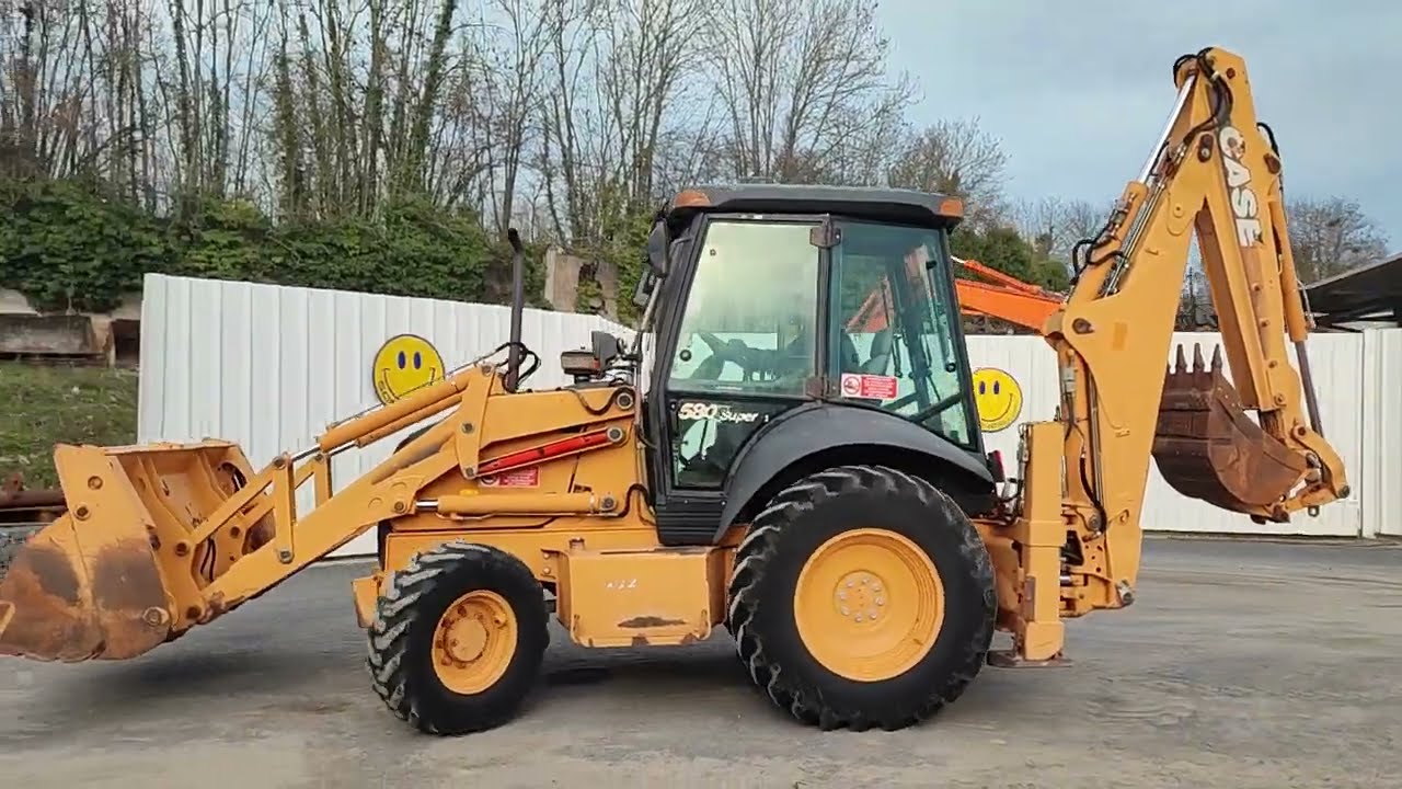 Tractopelle Case 580SR 4PT