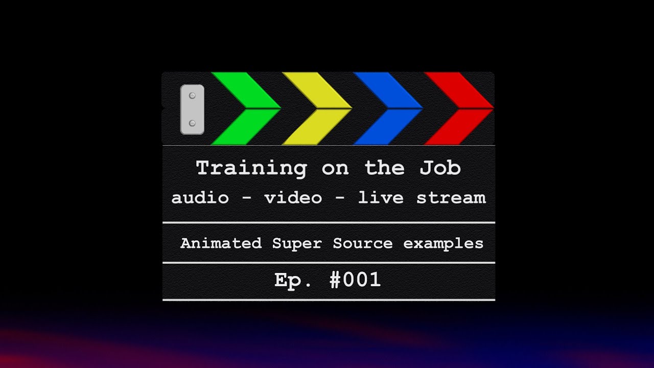 Animated Super Source examples for the Atem Mini Extreme and Atem Mini Extreme ISO