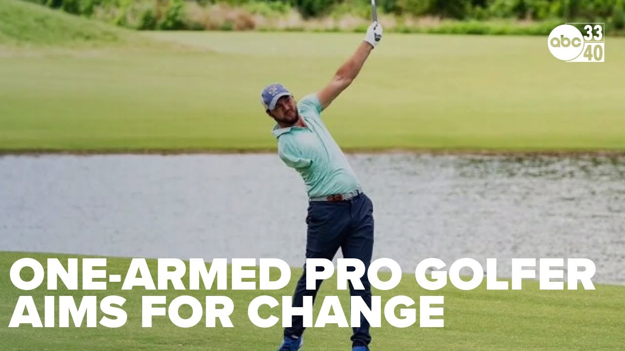 One-armed golf pro Alex Fourie aims for change with adaptive golf tour | Alabama Champions