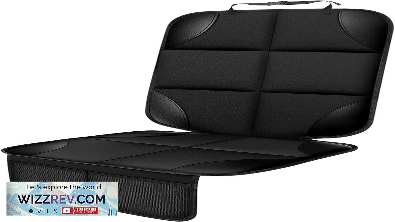 Universal Car Seat Protector with Slip-Resistant Backing and Waterproof Finish 600d Fabric Review