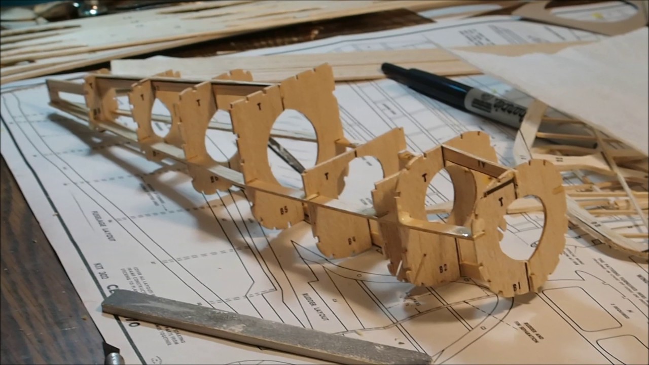 Guillow's Cessna 170 balsa wood kit build and Final