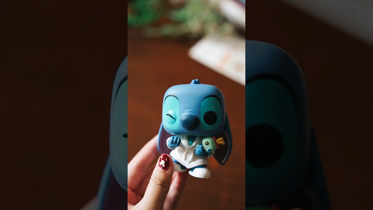 unboxing funko stitch in a robe😴🥱  