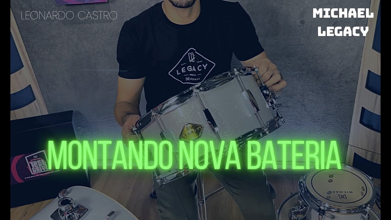 MONTAGEM NOVA BATERIA MICHAEL LEGACY - TEST DRIVE