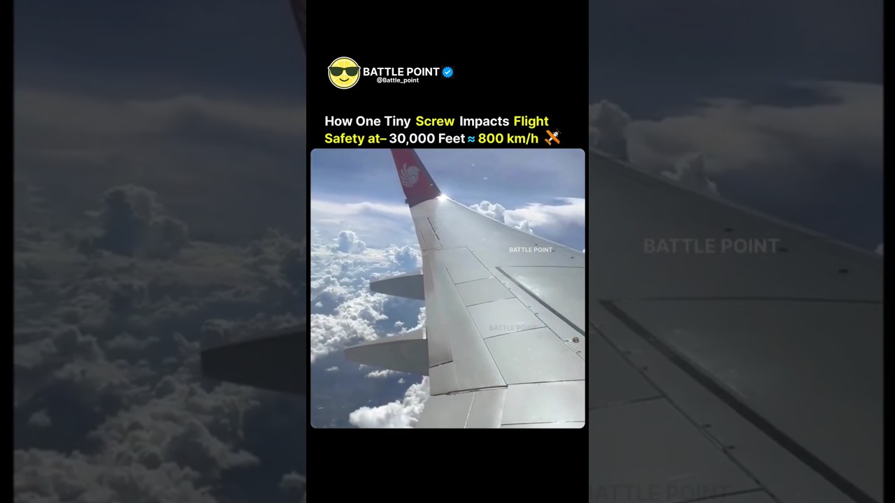 At 800 km/h: How One Tiny Screw Impacts Flight Safety