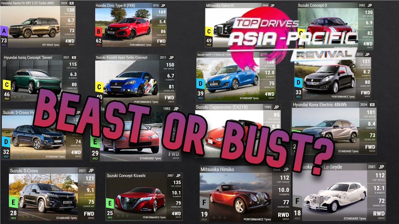 How Good Are These Asia Pacific Revival Cars? | Top Drives