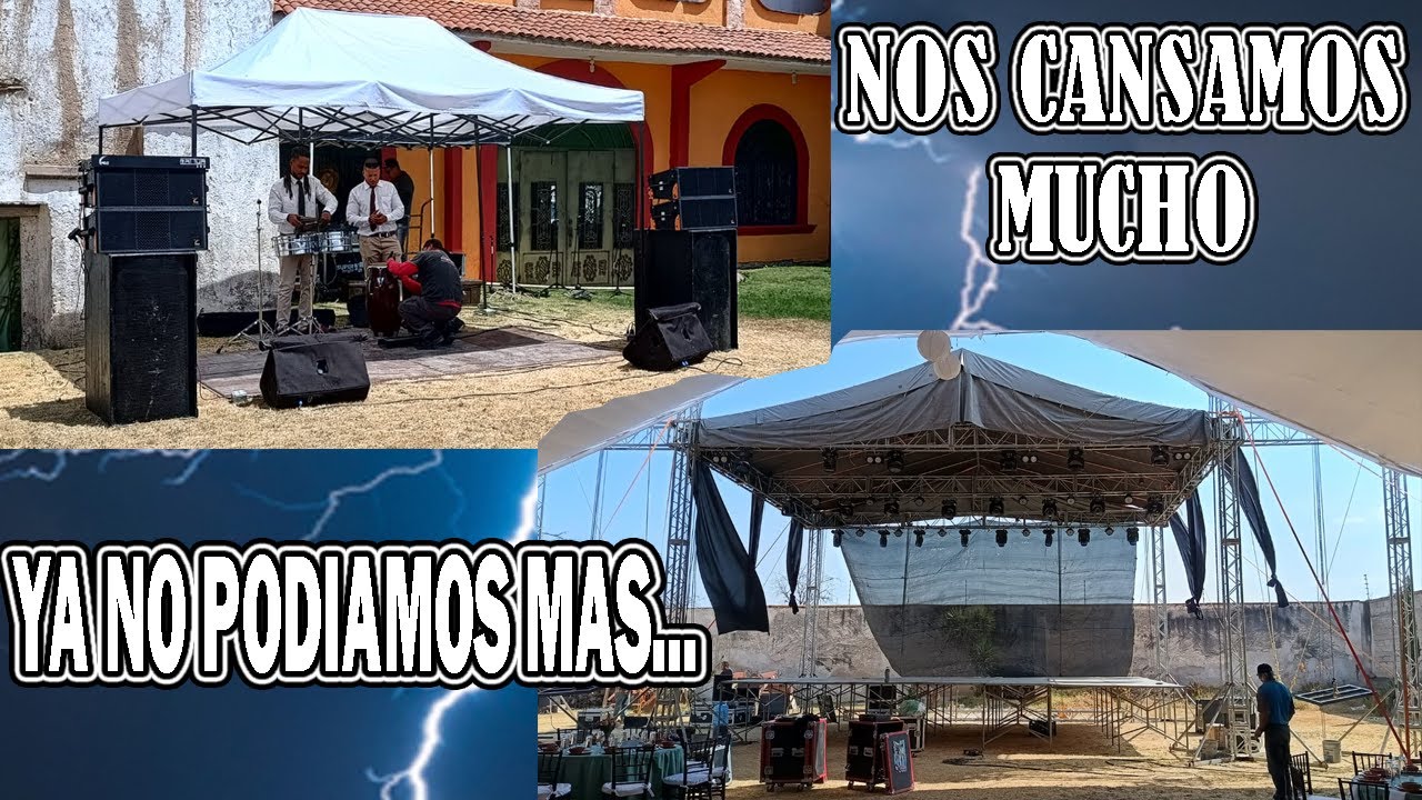 INSTALAMOS DOS EQUIPOS DE AUDIO Y LA FIESTA TERMINO HASTA AMANECER!!!
