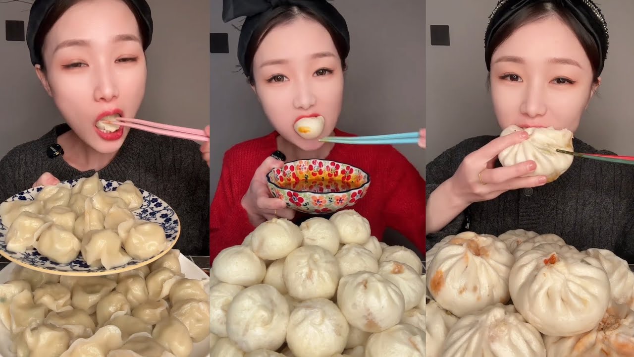 Delicious Dumplings and Steamed Buns Mukbang 🍲 Eating Show