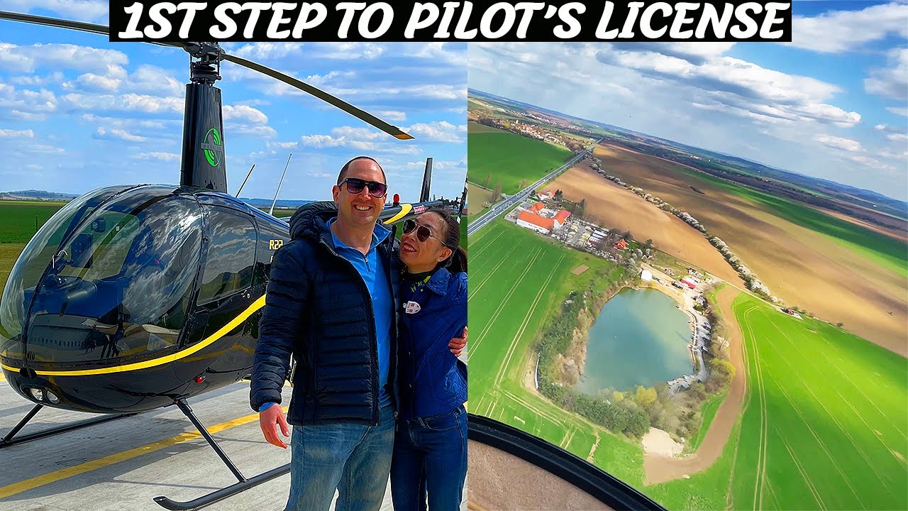 First Step To Helicopter Pilot / First Time At The Controls