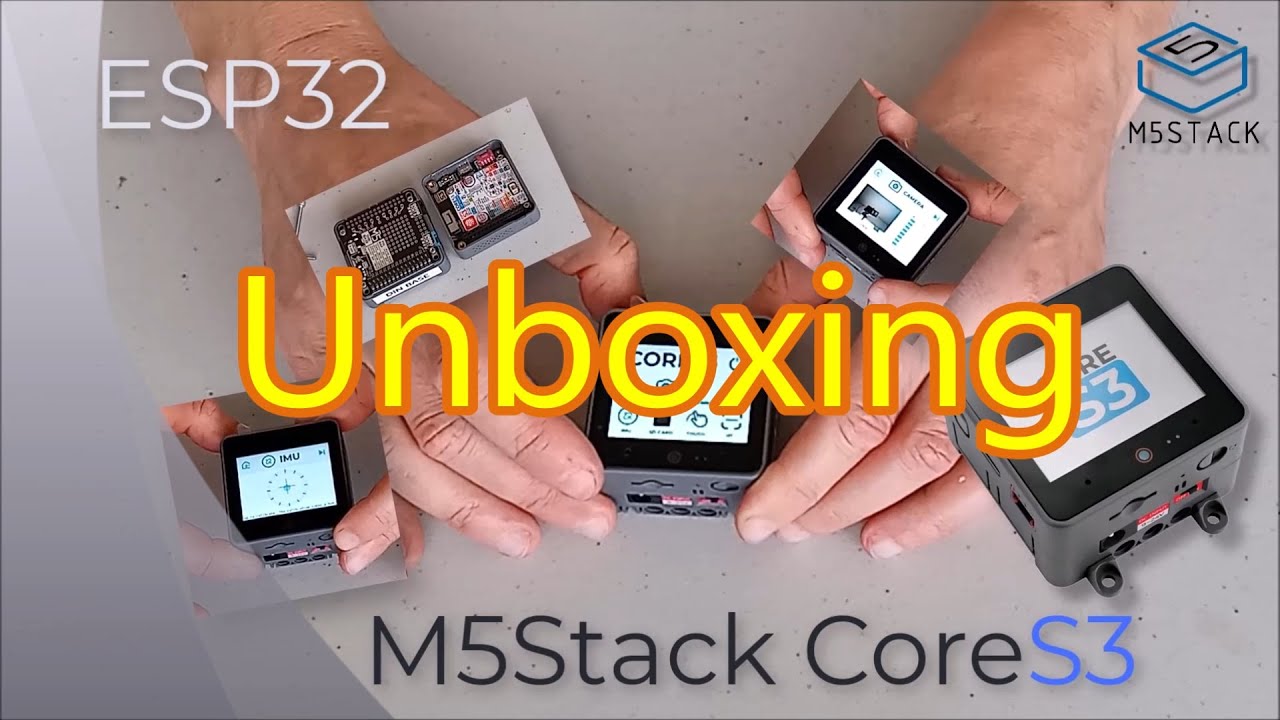 Unboxing ESP32 M5Stack WiFi and BLE Core S3 with Touch Screen and Camera