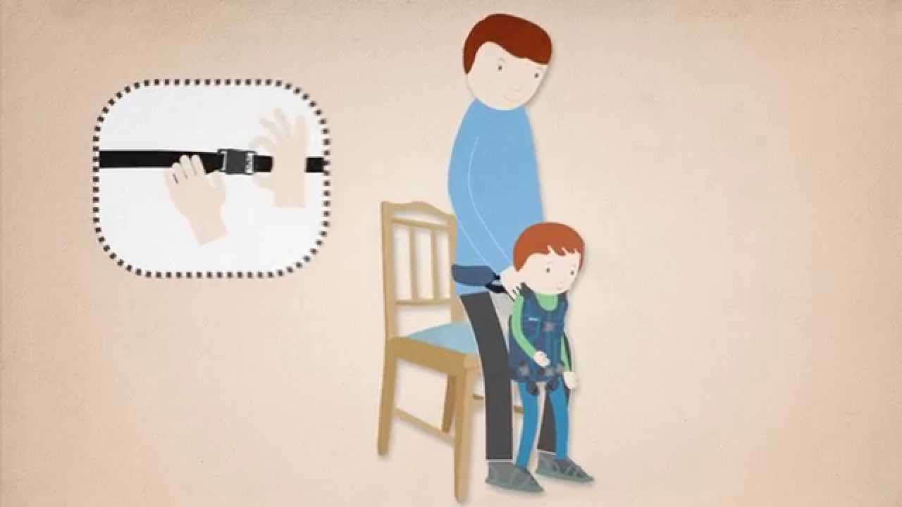 Upsee Video 2 - Step 4 Connecting the Child Harness to the Adult Belt