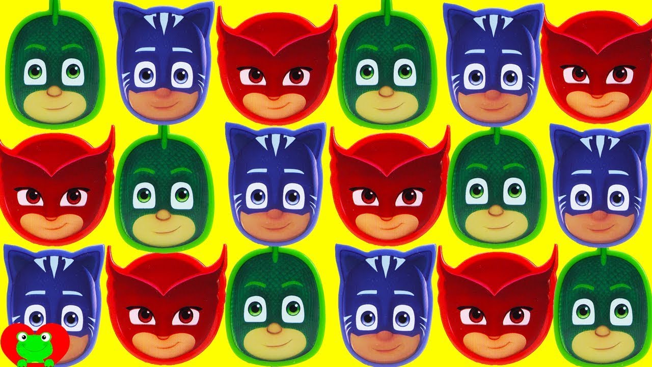 Opening PJ Masks Slime and Surprises