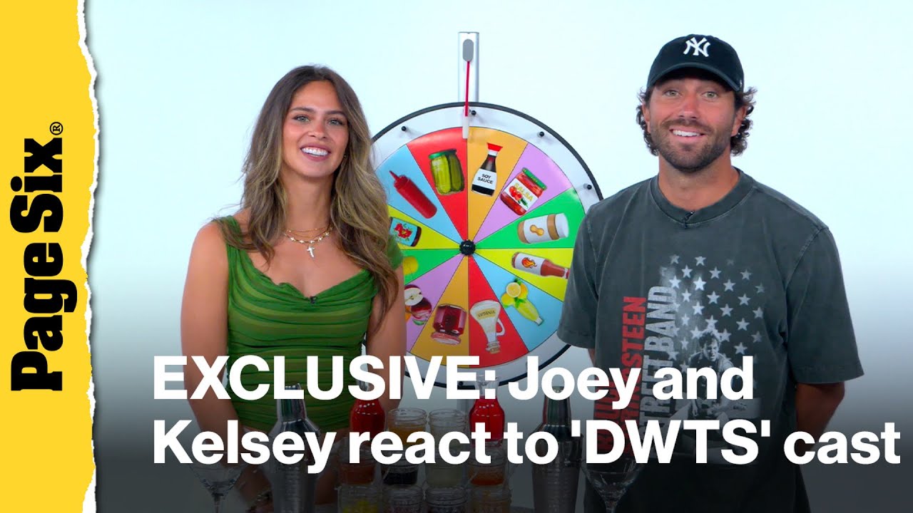 Joey Graziadei and Kelsey Anderson react to 'DWTS' season 34 cast