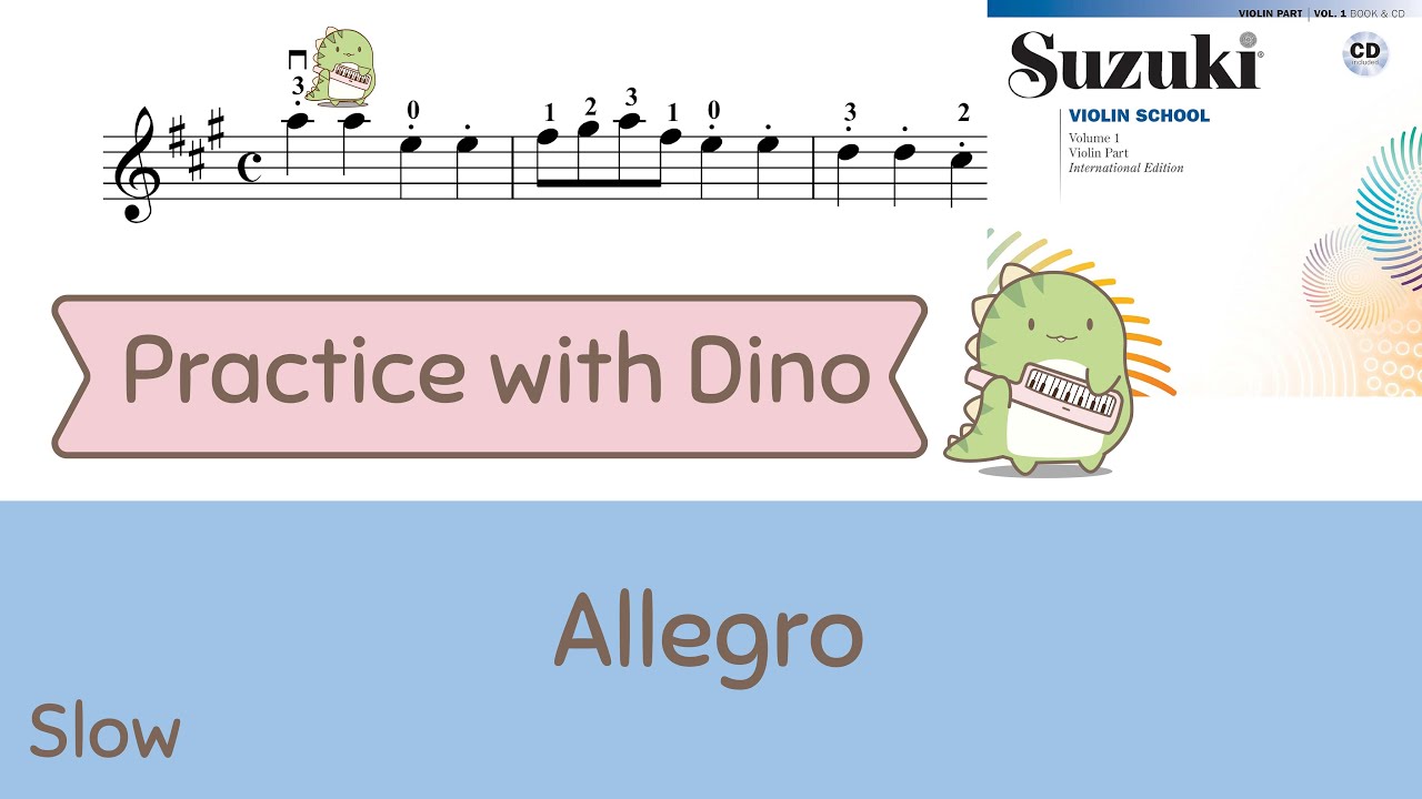 (Slow) Allegro - Suzuki violin method vol 01