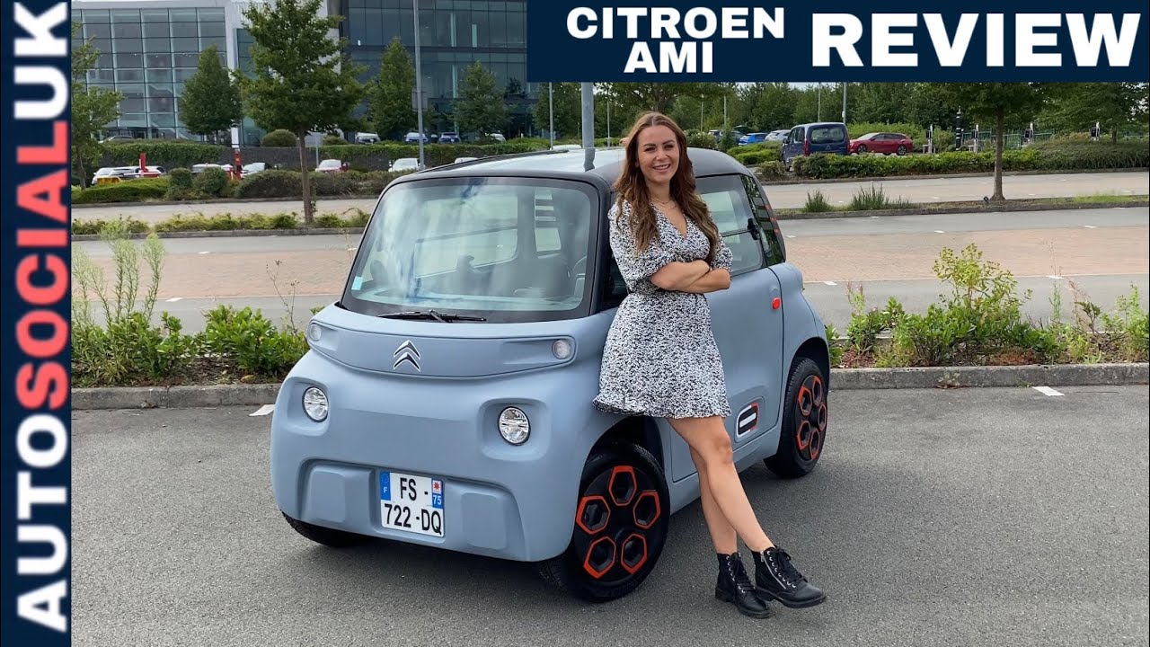 Обзор Citroen AMI — 6000 евро. Автомобиль, на котором можно ездить без прав? Drive through UK 4K